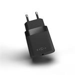 Síťová nabíječka FIXED s USB-C výstupem a podporou PD, 20W, černá