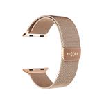 Síťovaný nerezový řemínek FIXED Mesh Strap pro Apple Watch 38/40/41mm, růžove zlatý