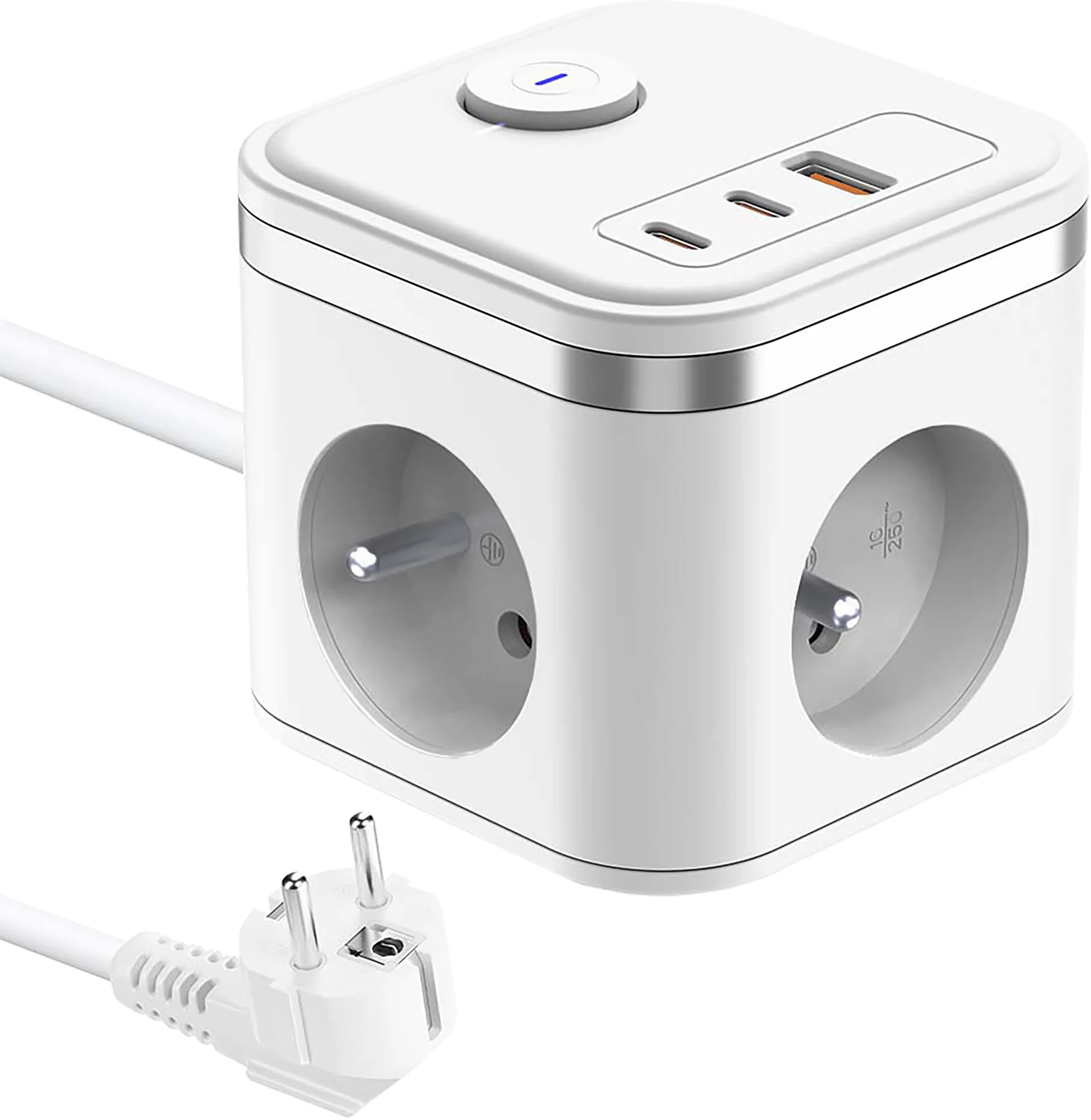 Síťový adaptér VIKING YC33 bílý