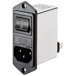 Síťový filtr Schaffner, FN 284-6-06, 0,45 mH, 250 V/AC, 6 A 398664