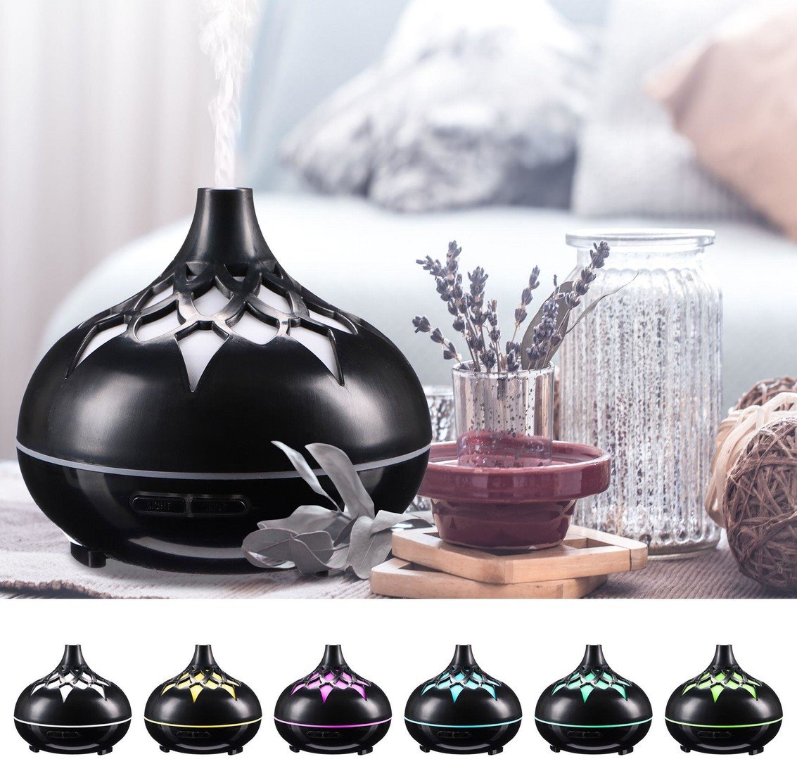 SIXTOL Aroma difuzér Palm black gloss 500ml