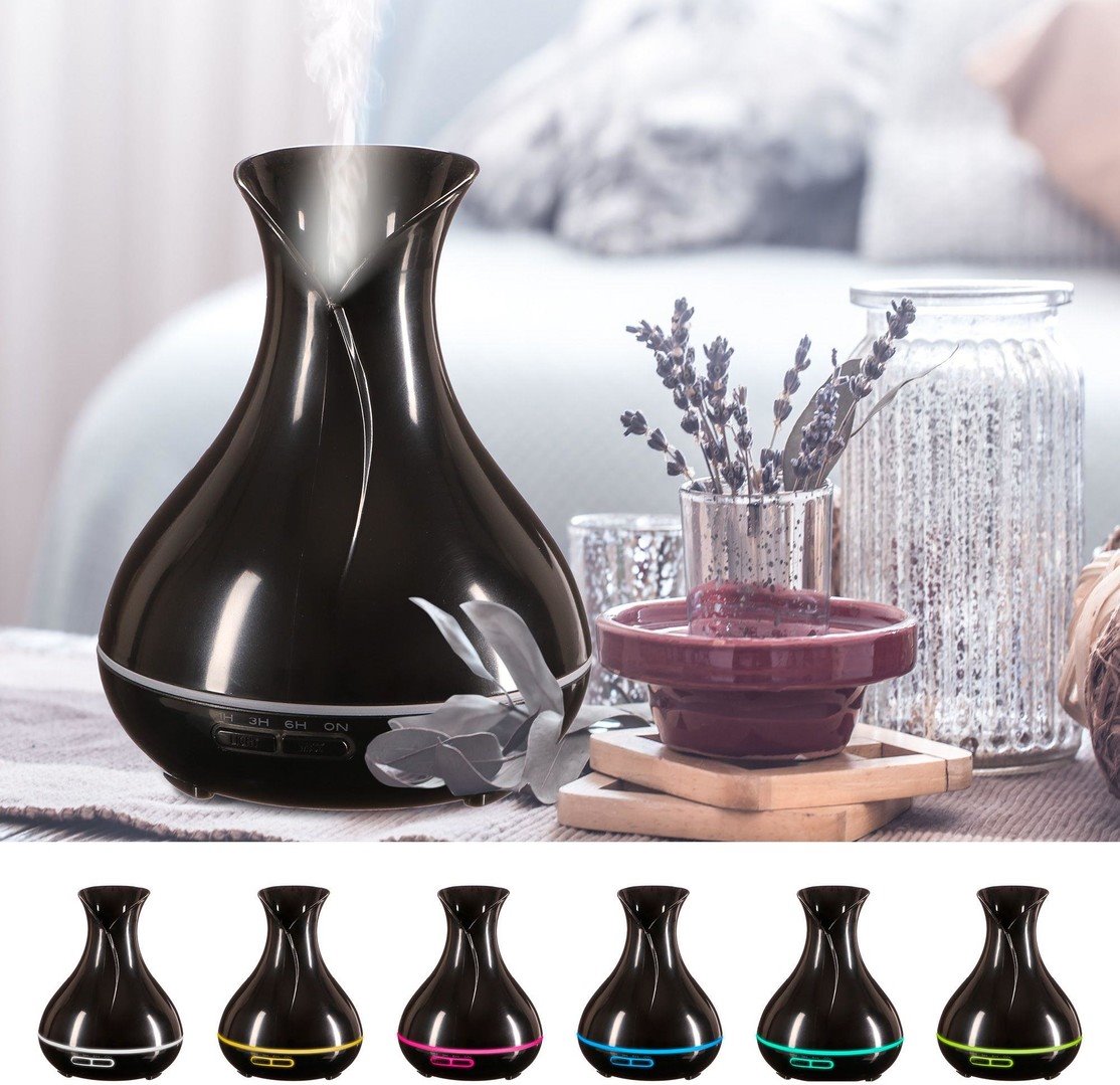 SIXTOL Aróma difúzer Vulcan čierny lesk 350ml SX4017