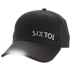 Sixtol čiapka s LED svetlom B-CAP 25lm, nabíjateľná, USB, univerzálna veľkosť, čierna
