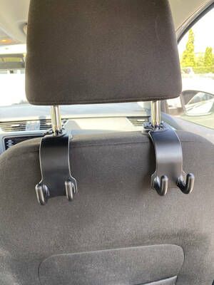 Sixtol Háček do auta za opěrku hlavy CAR HOOK 1, 2ks