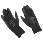 Sixtol Polyesterové pracovné rukavice čiastočne zmáčané polyuretánom GLOVE PE-PU 10"
