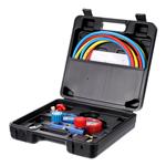 SIXTOL Sada na měření tlaku a těsnosti autoklimatizace MECHANIC AC TESTER 1