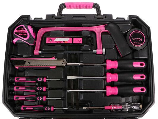 Sixtol Sada nářadí HOME PINK 128
