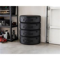 SIXTOL Sada obalů na pneumatiky CAR TIRE COVER PRO XXL, 17"–20", 4 ks 