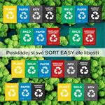 Sixtol Sort Easy 4 Metal, 30x30x40cm, 4x36l, 4ks