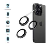 Sklo na fotoaparát FIXED Armor pre Apple iPhone Air, čierne