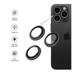 Sklo na fotoaparát FIXED pre Apple iPhone 15 Pro/15 Pro Max, vesmírne sivé