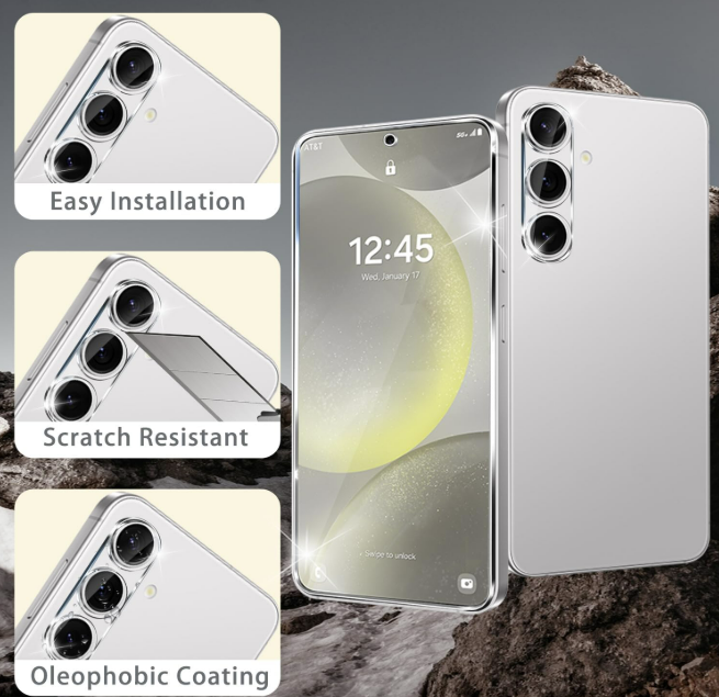 Sklo na objektív Galaxy S25 od Swissten
