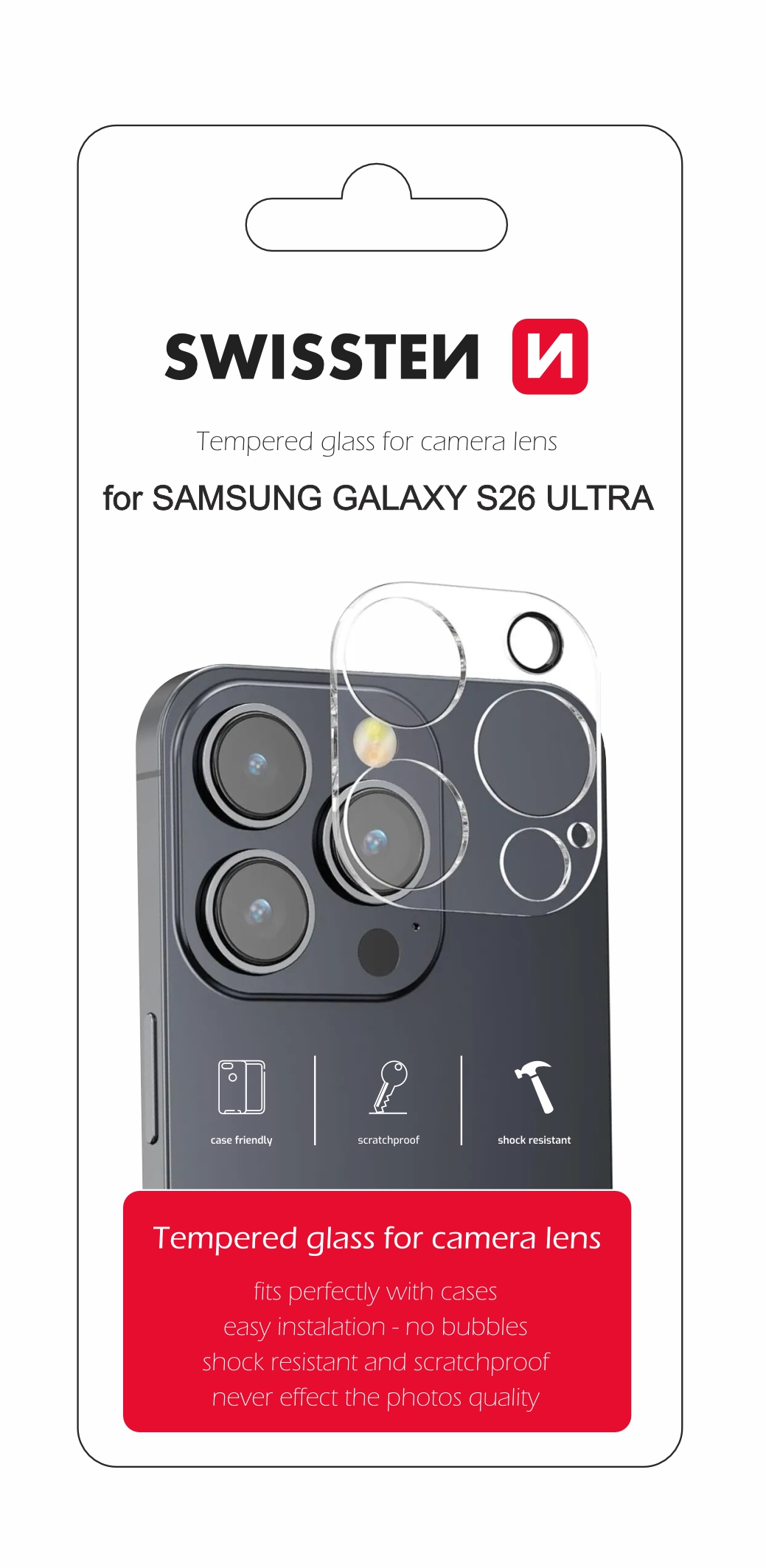 Sklo na objektív Swissten pre Galaxy S26 Ultra
