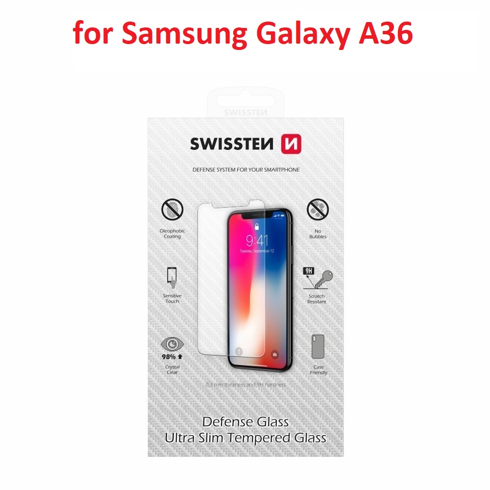 Sklo Swissten 2.5D pre Galaxy A36