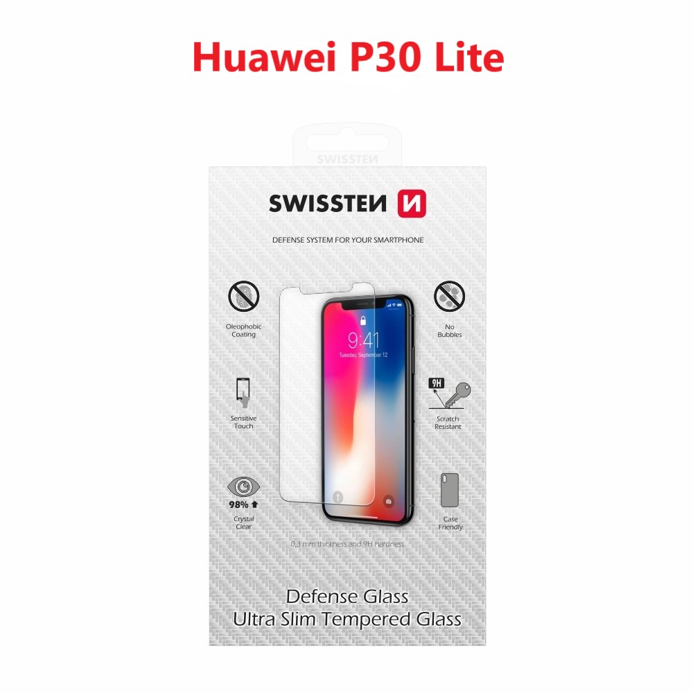 Sklo Swissten 2.5D pre Huawei P30 Lite