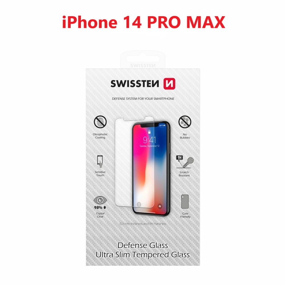 Sklo Swissten 2.5D pre iPhone 14 Pro Max