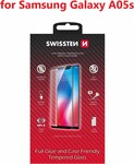 Sklo Swissten Full Glue pre Samsung Galaxy A05s, čierne 