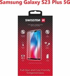 Sklo Swissten Full Glue pre Samsung Galaxy S23+, čierne