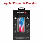 Sklo Swissten Ultra Durable pre iPhone 14 Pro Max, čierne  