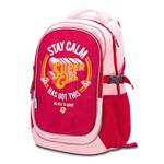 Školský batoh s pončom Supergirl - STAY CALM