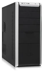 Skříň Foxconn TLA-566 (černo-stříbrná) - bez zdroje, mATX/ATX