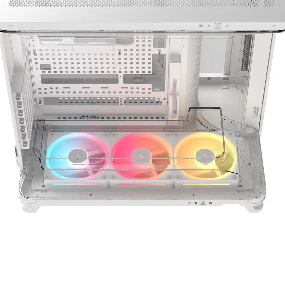 Skriňa Corsair Air 5400 LX-R Link RGB, biela