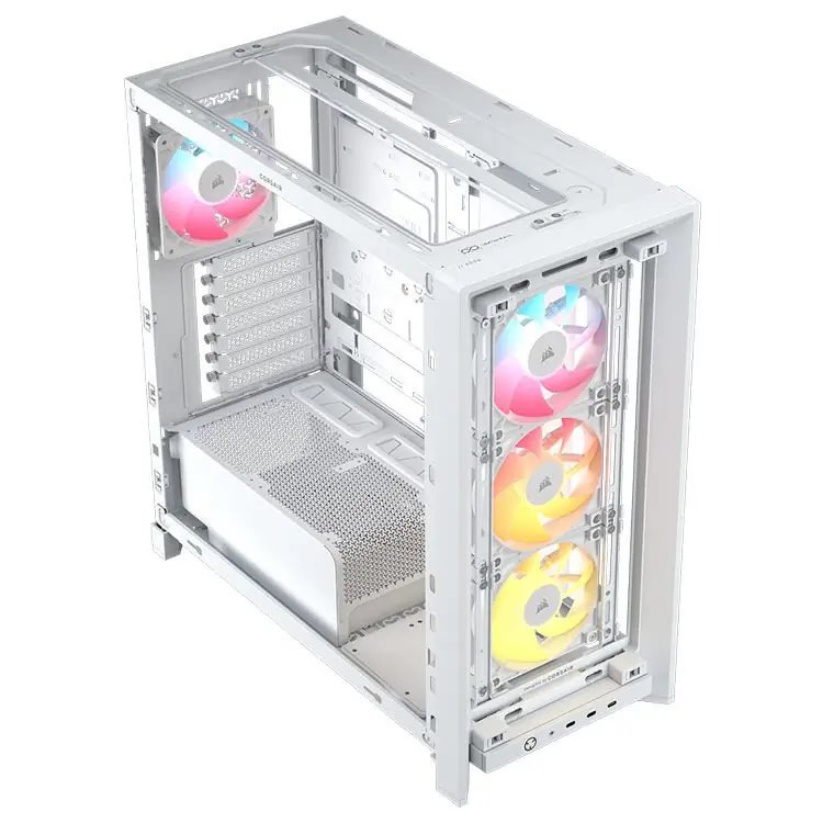 Skriňa Corsair Frame 4000D LCD RS ARGB, biela