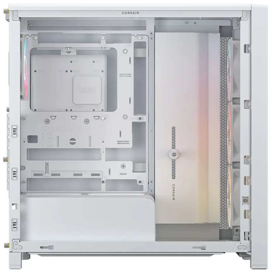 Skriňa Corsair Frame 4000D LCD RS ARGB, biela