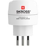 SKROSS cestovní adaptér do Brazílie, Itálie a Švýcarska, typ J/N/L
