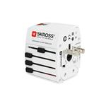 SKROSS cestovní adaptér MUV USB, USB A+C, univerzální pro 150 zemí