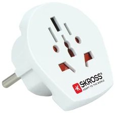 SKROSS Cestovní adaptér ze 150 zemí světa pro EU