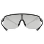 Slnečné okuliare UVEX RAMP BLACK MATT/ MIR.SILVER