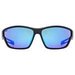 Slnečné okuliare UVEX SPORTSTYLE 806 BLACK MATT/MIR.BLUE