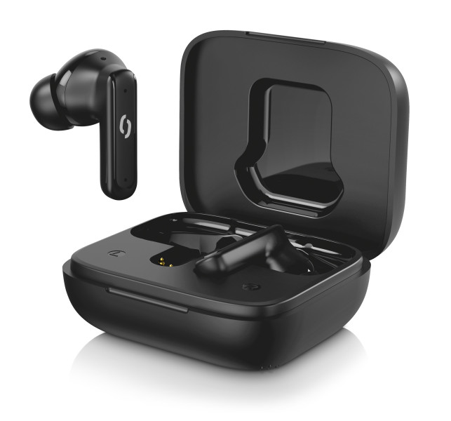 Slúchadlá Bluetooth Aligator Pods LCD + ANC, čierne