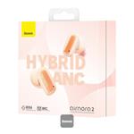 Slúchadlá Bluetooth Baseus AirNora 2 oranžové