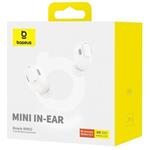 Slúchadlá Bluetooth Baseus Bowie WM01 white