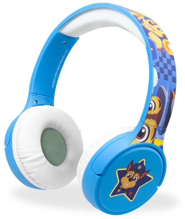 Slúchadlá Bluetooth Paw Patrol cez hlavu, modré