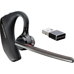 Slúchadlá Bluetooth PLANTRONICS Voyager 5200UC, nabíjacie puzdro, čierne