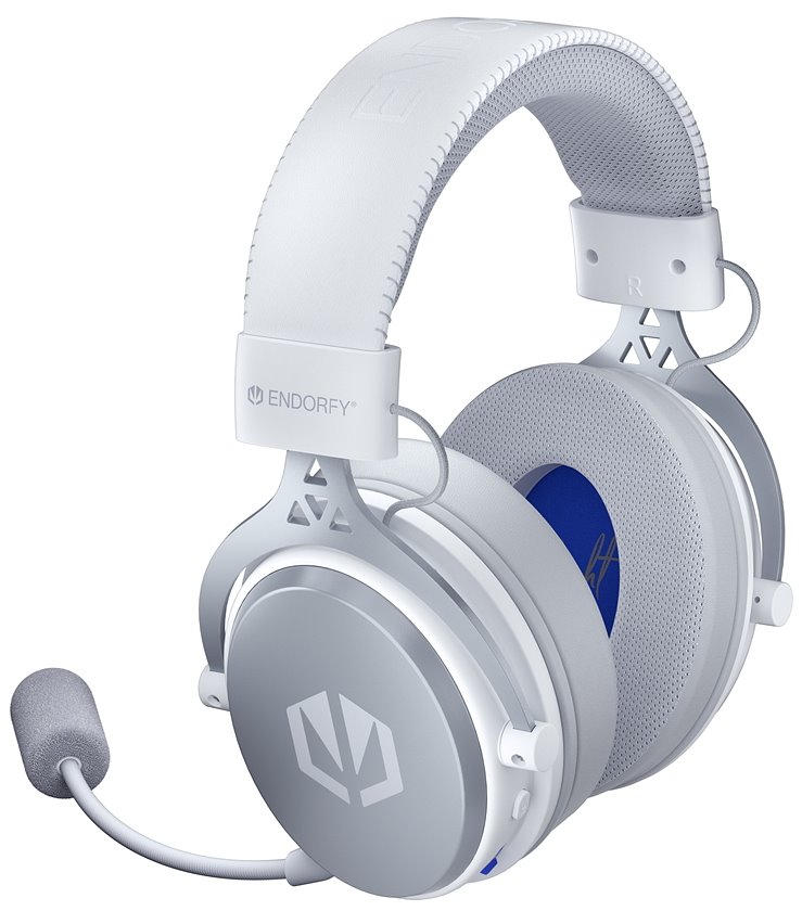 Slúchadlá Endorfy VIRO Wireless v bielej farbe Onyx White
