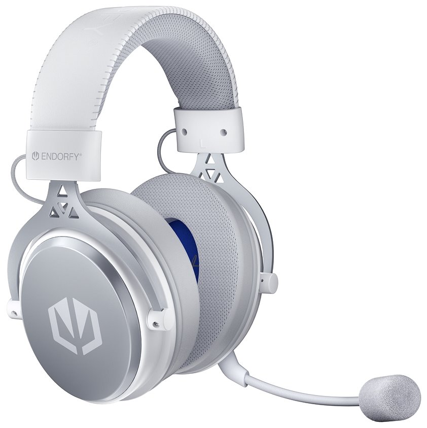Slúchadlá Endorfy VIRO Wireless v bielej farbe Onyx White