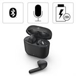 Slúchadlá Hama Bluetooth Freedom Light, pipsy, nabíjacie puzdro, čierne