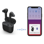 Slúchadlá Hama Bluetooth Freedom Light, pipsy, nabíjacie puzdro, čierne