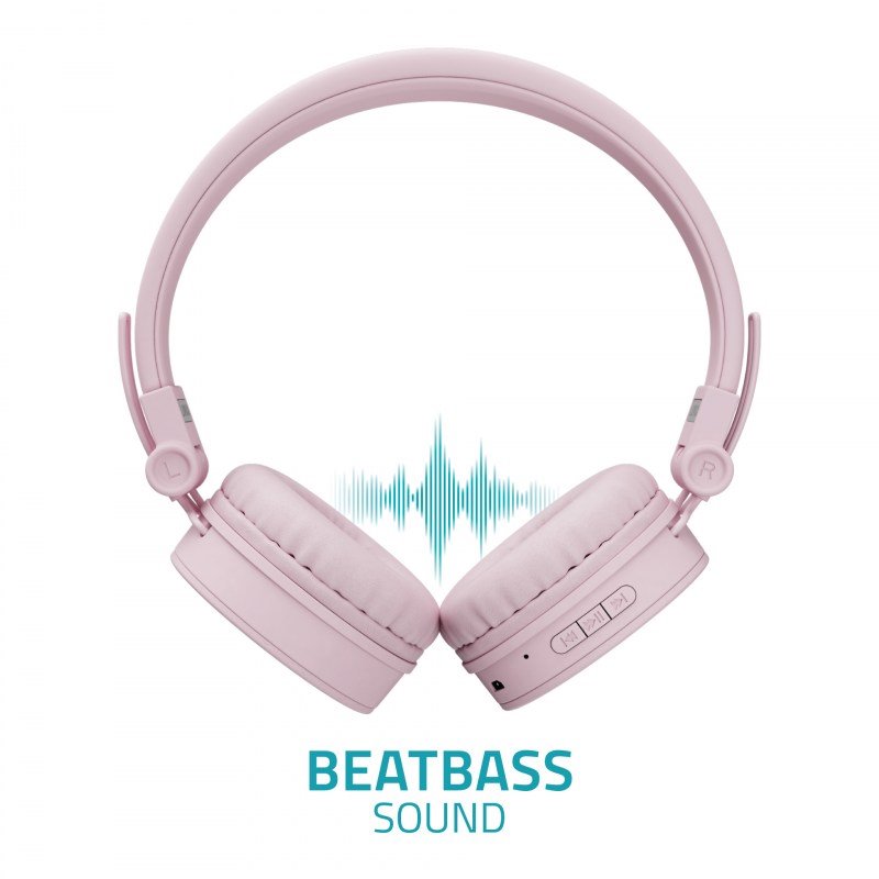 Slúchadlá LAMAX Beat Blaze2, USB-C, ružové