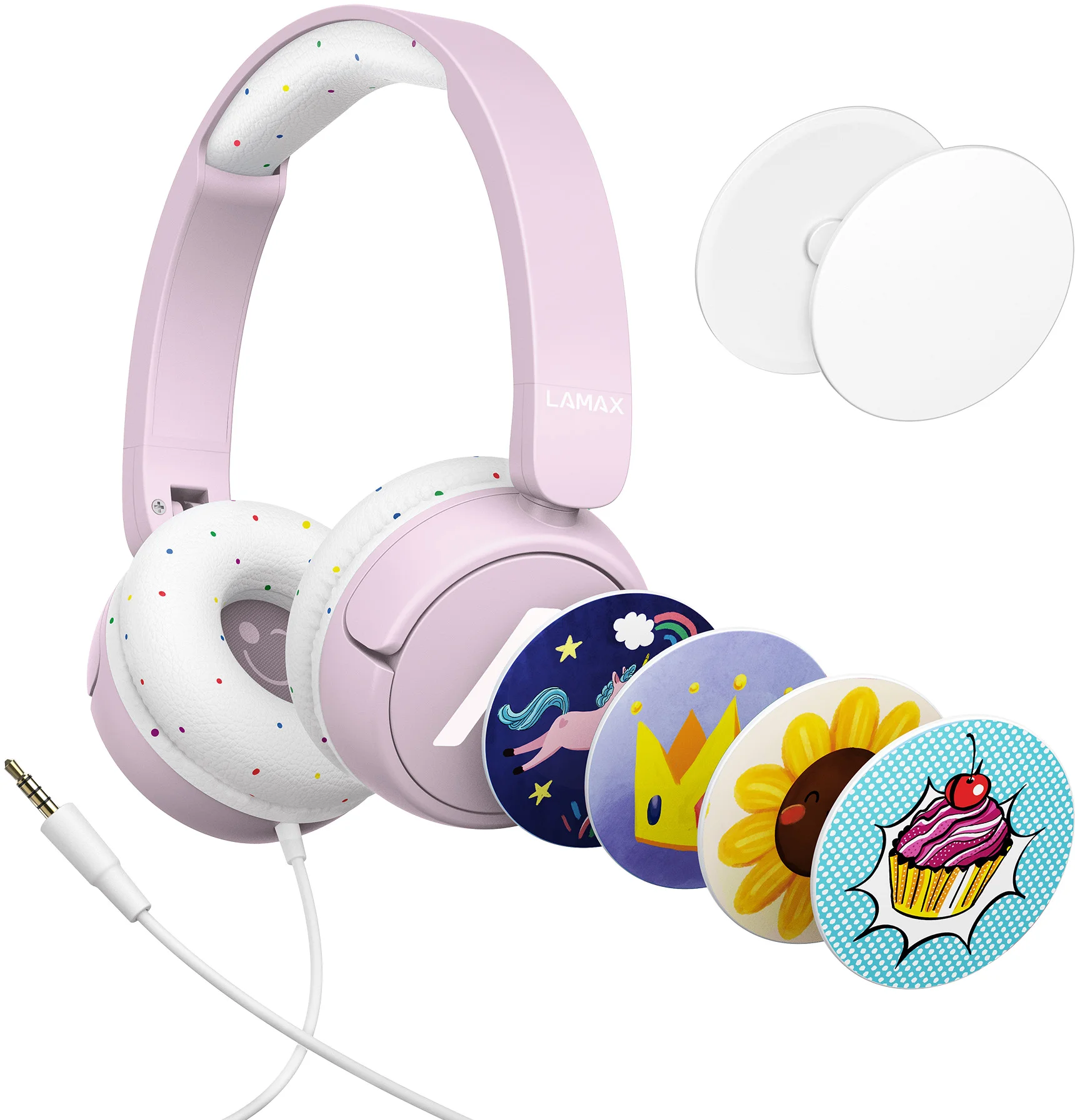 Slúchadlá LAMAX SoundKid1, ružové