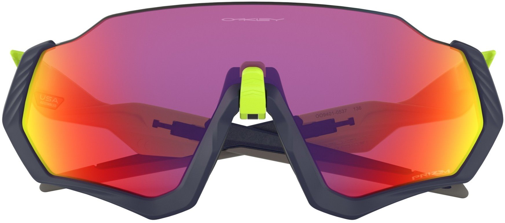 Sluneční brýle OAKLEY Flight Jacket Matt Navy + Retina - PRIZM Road