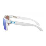 Sluneční brýle OAKLEY HOLBROOK XL POLISHED CLEAR / PRIZM SAPPHIRE POLARIZED