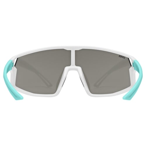 Sluneční brýle UVEX SKYRYSE JR. WHITE-GREEN/MIR.SILVER