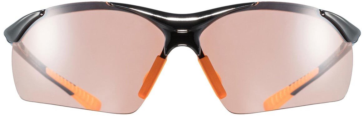 Sluneční brýle UVEX SPORTSTYLE 223 BLACK / LTM.ORANGE