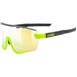 Sluneční brýle UVEX SPORTSTYLE 236 SET BLACK LIME MAT / MIRROR YELLOW (CAT. 2) + CLEAR (CAT. 0)