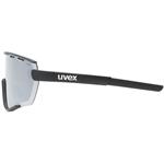 Sluneční brýle UVEX SPORTSTYLE 236 SET BLACK MAT / MIRROR SILVER (CAT. 3) + CLEAR (CAT. 0)